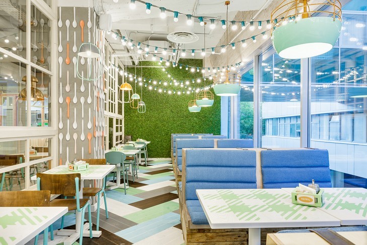 RESTAURANT INTERIOR DESIGN (THE GROUND OF DHAKA – FOOD HALL)